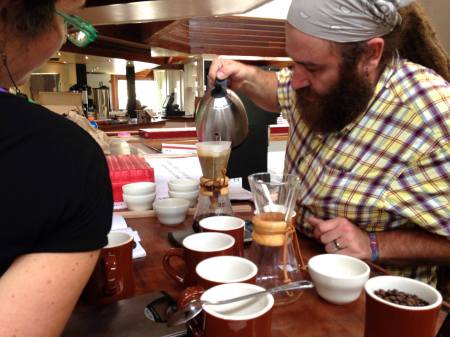 Brian Webb, Roasting Department Manager at Daylight Mind Coffee Company, Hawaii
